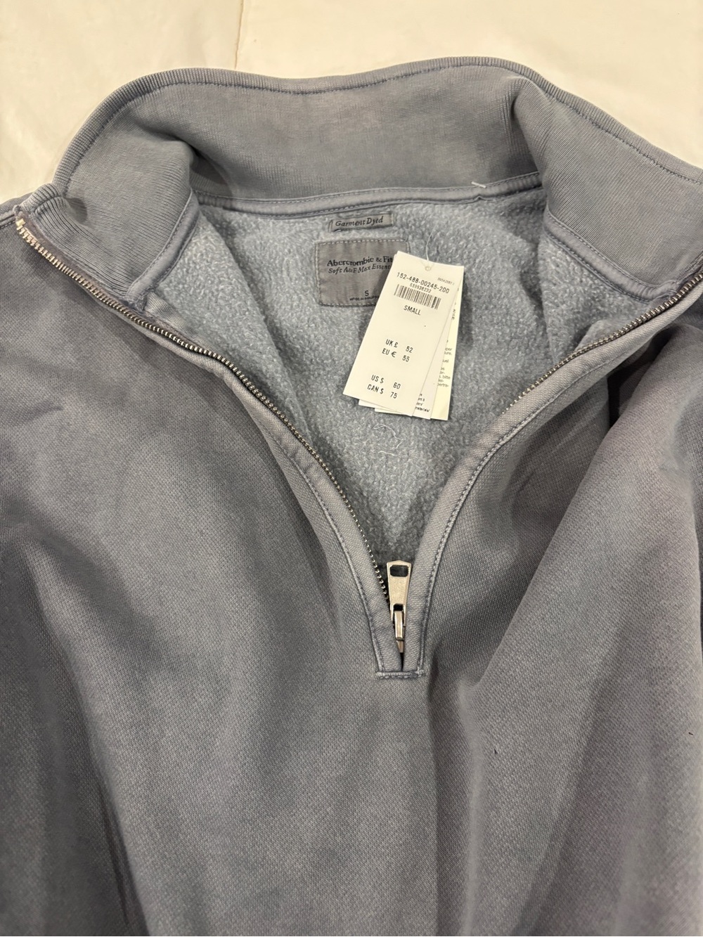 NWT Abercrombie & Fitch Women’s  Quarter-Zip sweatshirt